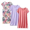 PNAEONG 3 Pack Women39s Cotton Nightgown Short