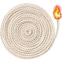 Pndeyo 65.6 Ft 1/8''(4mm) Oil Lamp Wicks, Cotton, Beige