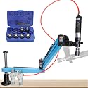 Pneumatic tapping machine, 360° Multi directional universal soft arm drilling and threading machine M3-M12 with tap holder