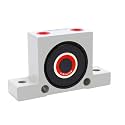 Pneumatic Turbine Vibration Motor, Ball Type Industrial Vibrator for Hopper Silo Flow Aid Discharge (K25)