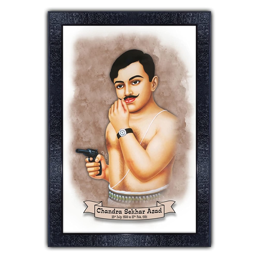 pnf Indian Freedom Fighter Chandra Shekhar Azad with Wooden Synthetic ...