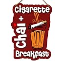 PNF Poster And Frames CigaretteChai Breakfast Quote