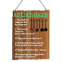 PNF Poster And Frames KITCHEN RULES Quote