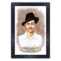 pnf Poster n Frames Bhagat Singh Wooden Photo Frame|Acrylic Sheet|Gifting &amp; Wall|Spiritual Decor|Daily Motivation|Best Gifting Option(p-160,10 * 14inch,Multicolour)
