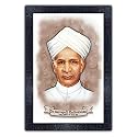pnf Poster n Frames Dr. Sarvapalli Radhakrishnan Photo Frame|Study, Living Room Wall|Acrylic Sheet|Gift|Motivational|Best Gifting Option(p-146,10 * 14inch,Multicolour)