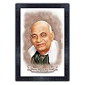 pnf Poster n Frames Sardar Vallabbhai Patel Photo Frame|Study, Living Room Wall|Acrylic Sheet|Motivational|Home Decor|Best Gifting Option(p-141,10 * 14inch,Multicolour)
