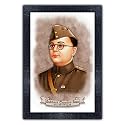 pnf Poster n Frames Shubhas Chandra Bose Photo Frame|Study, Living Room Wall|Acrylic Sheet|Motivational|Home Decor|Best Gifting Option(p-143,10 * 14inch,Multicolour)
