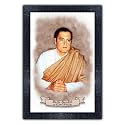 pnf Rajiv Gandhi painting art Wood Frames with Acrylic Sheet (Glass) p-166-(10 * 14inch,Multicolour,Synthetic)
