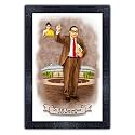 pnf UV Textured Framed Poster of Dr. B. R. Ambedkar with Wooden Synthetic Frame p-153 (13.5x19inch,Framed Print,Multicolour)