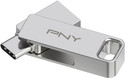 PNY Duo Link Type C 32 GB OTG Drive Compatible with Mobile USB 3.2 Metal Case
