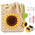 Pnytty Crochet Bag Kit, Crochet Kit for Beginners with Crocheting Tools