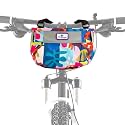 Po Campo Kids Bicycle Basket – Whoosh Bike Basket – Front Frame Handlebar Bag – Waterproof Fabric Bike Basket for Boys, Girls, Toddlers Bike or Scooter
