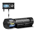 Poafamx Aquarium Chiller, DC12V Aquarium Cooling Fan with 3-Speed Adjustable Controller, Cross-Flow Fish Tank Cooler for Axolotl, Automatic Temperature Control Aquarium Cooler (3W)