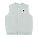 POBIDOBY High Thick Baby Vest for Girls&amp;Boys, Button Down Purcotton Toddler Cardigan Girl&amp;Boys for Spring&amp;Fall&amp;Winter