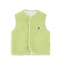 POBIDOBY High Thick Baby Vest for Girls&amp;Boys, Button Down Purcotton Toddler Cardigan Girl&amp;Boys for Spring&amp;Fall&amp;Winter