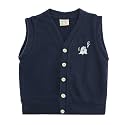 POBIDOBY Thick Baby Vest for Girls&amp;Boys, Purcotton Toddler Cardigan Girl&amp;Boys for Spring&amp;Fall&amp;Winter