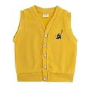 POBIDOBY Thick Baby Vest for Girls&amp;Boys, Purcotton Toddler Cardigan Girl&amp;Boys for Spring&amp;Fall&amp;Winter