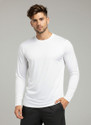 Pochanki Solid Men Round Neck White T-Shirt