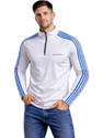 Pochanki Striped Men Zip Neck Multicolor T-Shirt