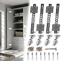 Pocket Door Slide Kit, Cabinet Door Hardware for Insert Doors