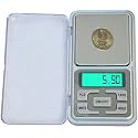 Pocket Scale | Weight Machine for Gold | Weight Scale | Digital Weight Machine | Electronic weighing machines for Jewellery 0.01G to 200G Small Weight Machine for Shop - Silver