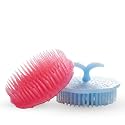 Pocket Scalp Massage Comb For Hair Styling Round Brush Easy Hand Grip Shampoo Comb Small Manual Hair Massager Shower Brush Hair Comb Washing Tool For Womens Mens, Multi Color, Pack of 2