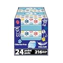 Travel Tissue Packs – 24 Compact 3-Ply Packs (216 Total), Soft Chlorine-Free Facial Tissues for Purse, Car, or School, Gentle & Durable, Non-Bleach, Playful Dog Design