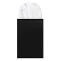 Luckyvestir Pocket Squares for Men Prefolded, Mens Handkerchiefs on Card, White Black Pocket Square for Suit Jacket Tuxedo