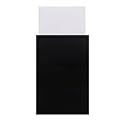 Luckyvestir Pocket Squares for Men Prefolded, Mens Handkerchiefs on Card, White Black Pocket Square for Suit Jacket Tuxedo