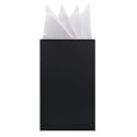 Luckyvestir Pocket Squares for Men Prefolded, Mens Handkerchiefs on Card, White Black Pocket Square for Suit Jacket Tuxedo