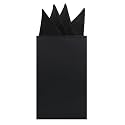 Luckyvestir Pocket Squares for Men Prefolded, Mens Handkerchiefs on Card, White Black Pocket Square for Suit Jacket Tuxedo