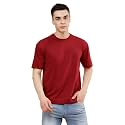 POCKMAN Oversized Fit Mens Round Neck Cotton