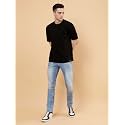 POCKMAN Oversized Fit Mens Round Neck Cotton