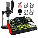 TENLAMP G9 Audio Mixer Bundle with Microphone for Streaming &amp; Karaoke