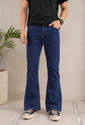 PODGE Boot-Leg Men Dark Blue Jeans