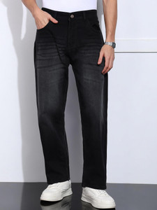 PODGE Loose Fit Men Dark Grey Jeans