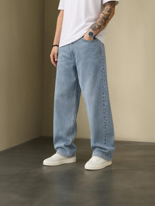 PODGE Loose Fit Men Light Blue Jeans