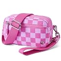POIUGOYA Small Nylon Crossbody Bags for Women, RFID Wristlet Wallets