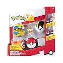 Pokémon PKW4168 Panflam Clip 'N' Go Belt Set - Panflam Battle Figure with Float Ball, Hyperball and Belt Official Set