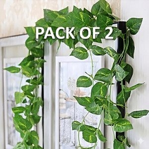 POKA Artificial Money Plant Creeper Vine for