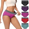 POKARLA Women39s Cotton Stretch Underwear Briefs Ladies