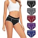 POKARLA Women39s Cotton Stretch Underwear Briefs Ladies