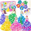 Poke in Fun Art Flower &amp; Princess &amp;Unicorn Craft Kits for Kids,Arts and Crafts for Kids,Mess Free Kids'Paper Craft Kits,DIY Art Supplies Creative Activity Birthday Gifts,Toys for Girls Boys Ages 4-10+
