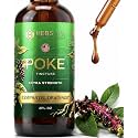 Poke Root Extract – Pure Lymphatic Drainage Drops - Immune Support Supplements & Detox Formula - Muscle Relaxer & Support for Athletes - Made in the USA - 2 oz