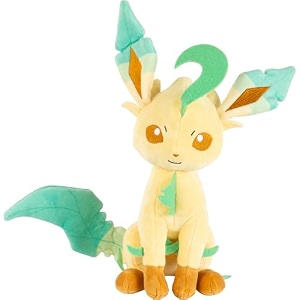 pokemon leafeon plush - 8-inch soft plush with authentic details