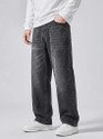 Pokie Loose Fit Men Dark Grey Jeans