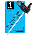 Polar Camel Lid Replacement 20 oz 32oz 40oz 12oz 1Pack - Water Bottle with Straw, Flip Top