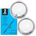 Polar Camel Tumbler Lid Replacement - Polar Camel Lid Replacement (2-Pack), For Polar Camel 10oz and 15oz Travel Mug, 16 oz Pint and 20 oz Pilsners Tumblers, Fits Polar Camel Tumblers and Travel Mug