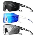 Polarized Sports Sunglasses Men Women for Running Baseball Cycling