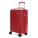 POLICE Novex Luggage Trolley Bag Electric Red Colour | 20 Inches Lightweight Luggage Bag | Trolley with 360 Degree Rotation 4 Wheels | Cabin Trolley Bag with Combination Lock